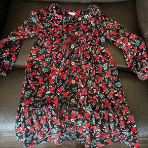 Floral Long Sleeve Dress